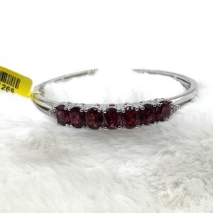 Karis Garnet Cuff Bracelet NWT